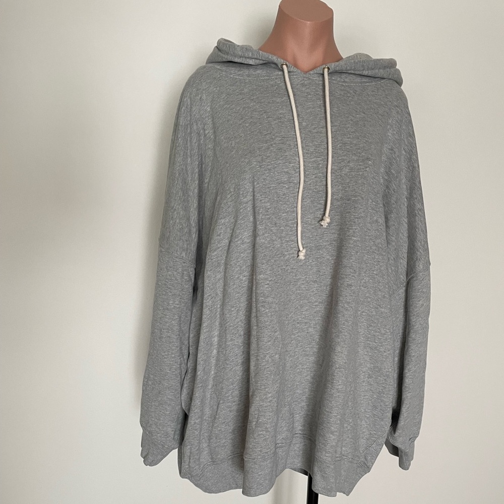 J. Crew 2XL Heather Grey University terry oversized hoodie
Item BD693